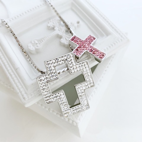 Wクロスネックレスは4way♡ Wクロスネックレスは4way♡