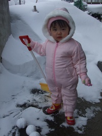 雪遊び♪
