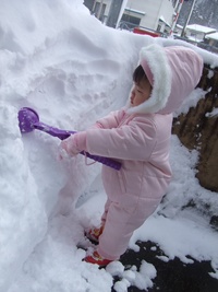雪遊び♪