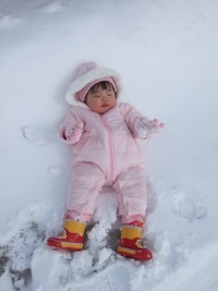 雪遊び♪