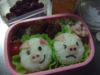 ブタちゃん弁当☆