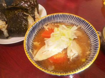 冷えましたね~ ^^; 温かい『あら汁』を… ^^
