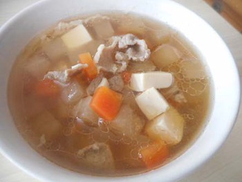 我が家の『豚汁』は醤油味 ^^;