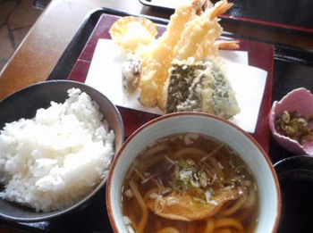 あさいちていの『エビ天ぷら定食』 ^^