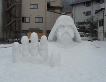 平湯の『雪像』見てきました