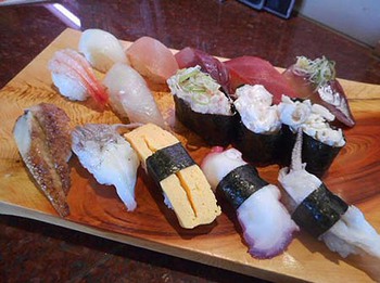 今日のランチは『番屋のお寿司』でした ^^