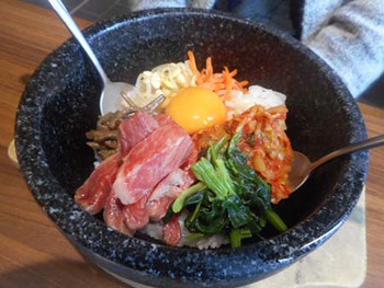 丸明さんの『飛騨牛クッパ&飛騨牛石焼きビビンバ』 ^^