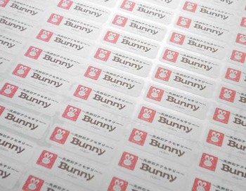 Bunnyの『ラベルシール』作ってみました