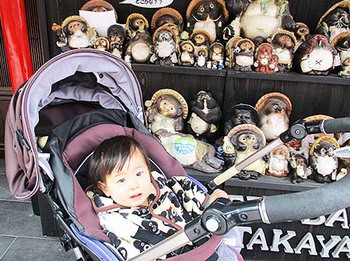 孫と一緒に『まちなか散歩』 ^^