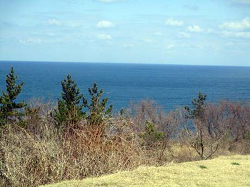 今回も『佐渡ヶ島』は見えなかった ^^;