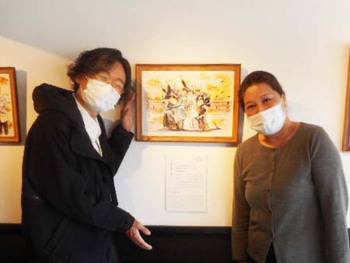 『絆絵展』に行ってきました~ ^^