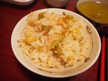 『ちゃんちゃん焼き』と『グリンピースご飯』 ^^