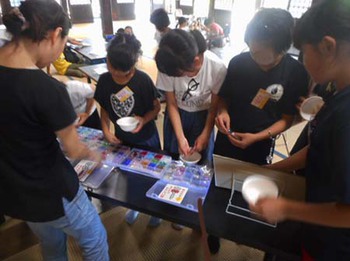 円光寺さんで『サンキャッチャー』のワークショップ ^^