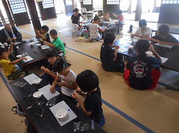 円光寺さんで『サンキャッチャー』のワークショップ ^^