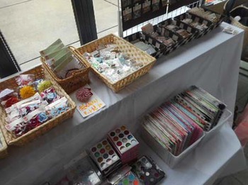 『まちスポde手芸屋さん&ワークショップ』1日目終了 ^^