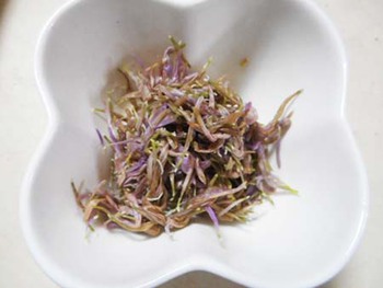 食用菊『もってのほか』 ^^ 食べました~