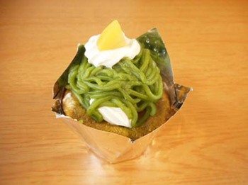 『抹茶のモンブラン』と『白かぶらのシチュー』 ^^