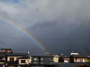 『虹』 見ましたか? ^^