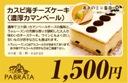 ★残りわずか★ カスピ海チーズケーキ 濃厚カマンベール