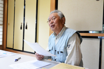 講師の肥垣津登さん 講師の肥垣津登さん