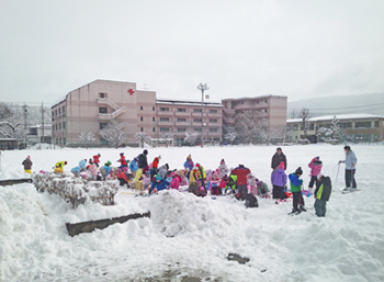 雪上運動会、準備進行中! 雪上運動会、準備進行中!