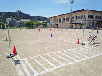 自転車コース 5/13 交通安全教室