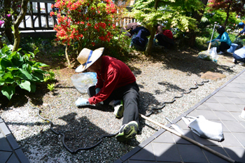 まち協総会 と 草むしり まち協総会 と 草むしり