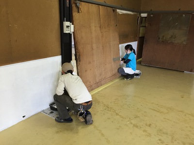 新工房の改装着々とすすんでおります❗️ 新工房の改装着々とすすんでおります❗️