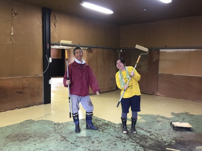 新工房の改装着々とすすんでおります❗️ 新工房の改装着々とすすんでおります❗️