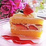苺ショートケーキ♪ クリスマスデザート 12月 カフェフェア ピコ 苺ショートケーキ♪ クリスマスデザート 12月 カフェフェア ピコ