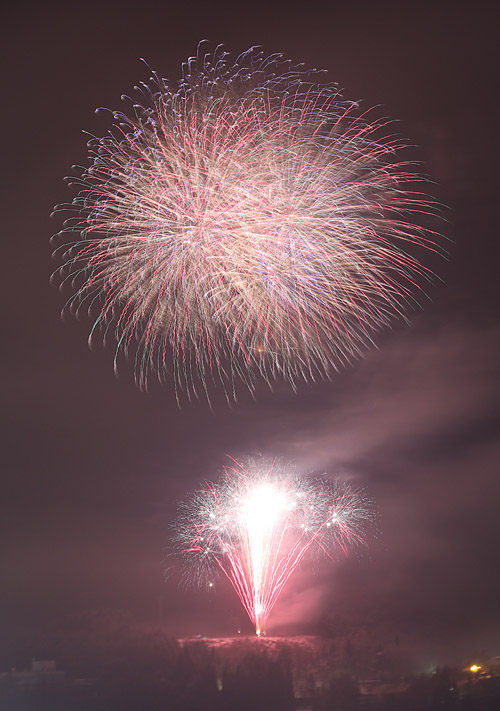 新春花火2014 in 飛騨高山