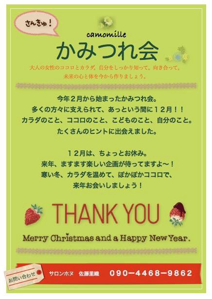12月かみつれ 12月かみつれ