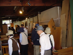 一枚板テーブル展