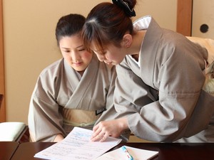 客室係も試験です!