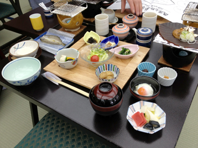 別館の朝ごはん