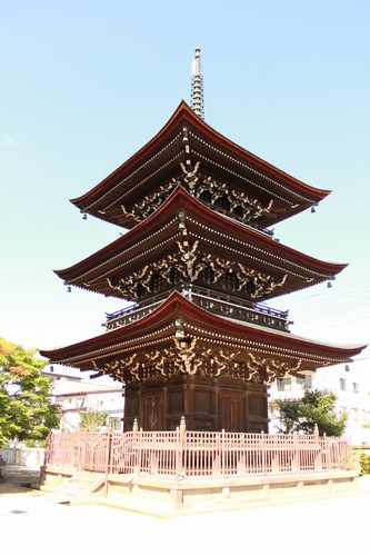 国分寺の三重塔