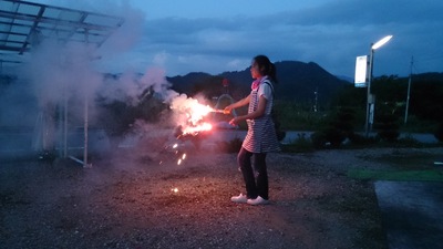 夏を送る花火② 夏を送る花火②