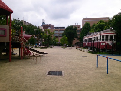 試験会場前の公園 試験会場前の公園