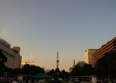 名古屋の夕暮れ 名古屋の夕暮れ