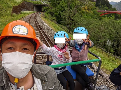 帰りの線路にて♪ 帰りの線路にて♪