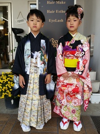 双子ちゃんの七五三 双子ちゃんの七五三
