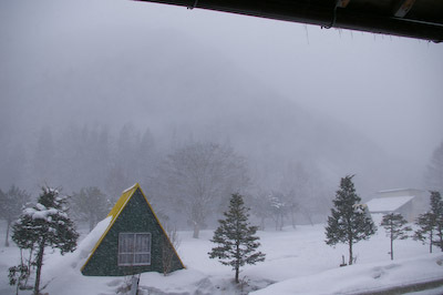今日の秋神川【春の吹雪】 今日の秋神川【春の吹雪】