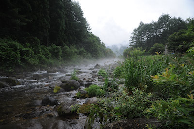 今日の秋神川【雨キャンプ】 今日の秋神川【雨キャンプ】