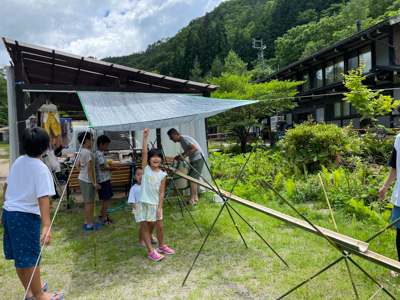 キャンプだより【流しそうめん篇】 キャンプだより【流しそうめん篇】