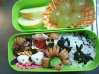 今朝のお弁当(*^^)v