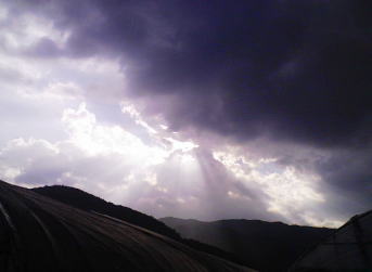 今日の空
