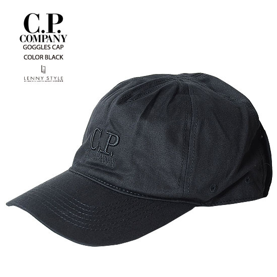 CPカンパニー(シーピーカンパニー)(C.P.COMPANY)ゴーグルキャップ(帽子)ブラック CPカンパニー(シーピーカンパニー)(C.P.COMPANY)ゴーグルキャップ(帽子)ブラック