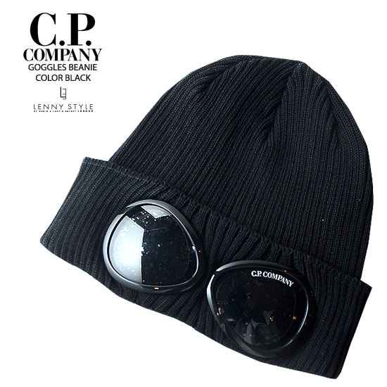 CPカンパニー ( シーピーカンパニー ) ( C.P.COMPANY ) ゴーグル ニットキャップ ( ビーニー ) ( ニット帽 ) - コットン リブニット - ブラック CPカンパニー ( シーピーカンパニー ) ( C.P.COMPANY ) ゴーグル ニットキャップ ( ビーニー ) ( ニット帽 ) - コットン リブニット - ブラック