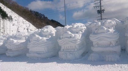 道の駅桜の郷荘川 獅子舞い 道の駅桜の郷荘川 獅子舞い