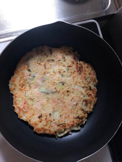 こしひかり米粉でお好み焼き♪ こしひかり米粉でお好み焼き♪